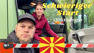 Anreise mit SCHWIERIGKEITEN ðŸšðŸ’¨ðŸ‡²ðŸ‡°  Vanlife  Nordmazedonien [upl. by Mallory495]