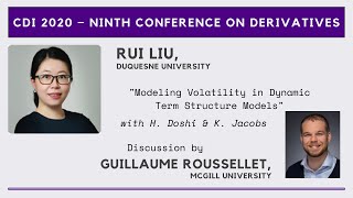 Rui Liu  Modeling Volatility in Dynamic Term Structure Models [upl. by Germaine20]