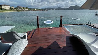 OvertheWater Honeymoon Butler Bungalow Resort Sandals Grande St Lucian [upl. by Irvine]