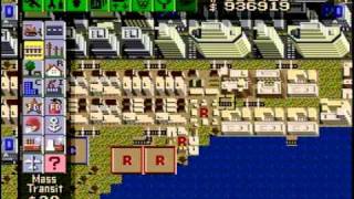 Sim City Going Megalopolis SNES [upl. by Tullius]