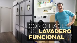 CÓMO HACER un LAVADERO FUNCIONAL de ESTILO INDUSTRIAL [upl. by Kared2]