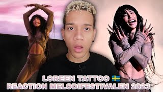 REACTION Loreen  Tattoo Melodifestivalen 🇸🇪 2023  Nathan Prince [upl. by Panthia61]