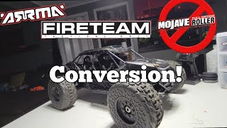 Building an Arrma Fireteam out of an EXB Mojave All parts listed [upl. by Aip]