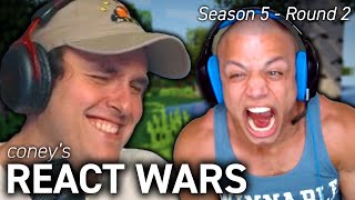 Coneys REACT WARS  Tyler1  Season 5 Round 2 [upl. by Sitoeht]