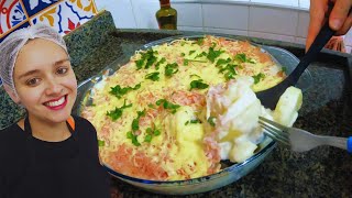 COMO FAZER BATATA GRATINADA COM MOLHO BRANCO  SIMPLES E FÁCIL [upl. by Harutak]