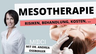 Jünger aussehen mit der Mesotherapie [upl. by Reniti]