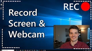 How to Record your Computer Screen amp Webcam [upl. by Uoliram]