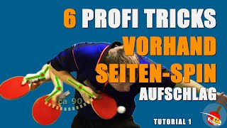 How to serve Tutorial  Tischtennis Vorhand SeitenSpin Aufschlag [upl. by Noah]