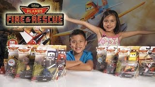 Disneys PLANES FIRE amp RESCUE TOYS Fire Blastin Dusty amp DieCast Vehicles [upl. by Riesman]