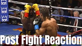 Adrien Broner Vs Blair Cobbs Post Fight Reaction [upl. by Kirshbaum251]