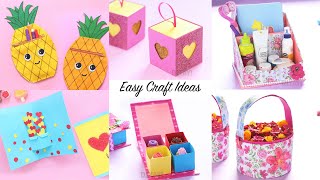 6 EASY CRAFT IDEAS  Craft Ideas  DIY Crafts [upl. by Yong]