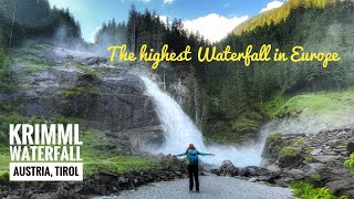 🇦🇹Krimml Waterfall in Austria❤️ Full tour The highest Waterfall in Europe😯 [upl. by Gnihc]