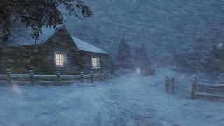 Wind Sounds for Sleeping┇Howling Wind amp Blowing Snow┇Winter Storm amp Icy Snowstorm Ambience [upl. by Mariandi]