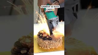 Grinder se kata cake😱 cakevideos cakedecoration cakedesign chocolatecake cakevideos truffle [upl. by Surtemed939]