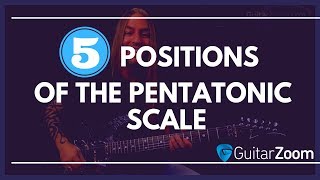 1 Easy Way To Find The 5 Positions Of The Pentatonic Scale  GuitarZoomcom [upl. by Foah]