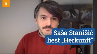 📖 Lesung Saša Stanišić „Herkunftquot  Landeshauptstadt Wiesbaden [upl. by Nekciv708]