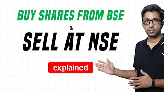 Can We Buy Shares from BSE and Sell at NSE  With Live Trading [upl. by Jeffers219]