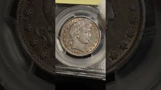 World Coin 1904 Barber Half Dollar USA [upl. by Nauqan919]