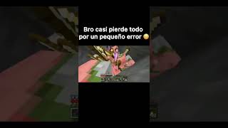 Un error que casi sale caro 😳 minecraft [upl. by Ahsiyn534]