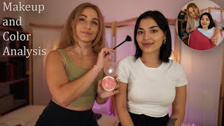 ASMR Perfecting personalized MAKEUP based on COLOR ANALYSIS  attention to detail soft spoken [upl. by Ches]