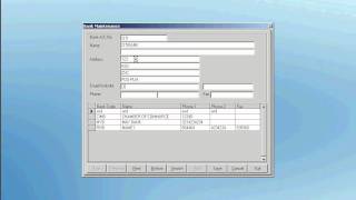 How To Create New Bank Accounts In Check  Cheque Printing System [upl. by Nevear863]