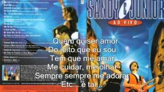 Etc e tal  Sandy e junior Legendado [upl. by Shwalb]