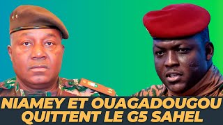 Alliance Brisée  Niamey et Ouagadougou Quittent le G5 Sahel les Conséquences sur la Sécurité [upl. by Sayres820]