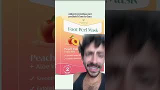 Is This Foot Peel Mask Safe  Enjoy the Satisfying Peeling Process shorts feet [upl. by Weed]