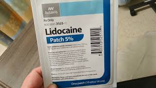 MW Actavis 5 Lidocaine Patch That I Received in the Overflow Area of the Emergency Department at St [upl. by Eachelle9]