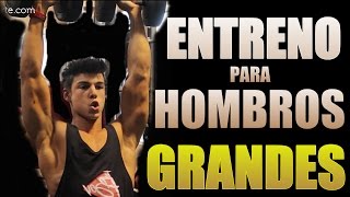 ENTRENO PARA HOMBROS GRANDES Y REDONDOS [upl. by Nnairac]