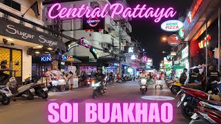 4K Central Pattaya Night Walk Soi Buakhao Candid Walks October 2024 Pattaya Thailand [upl. by Elohcim104]