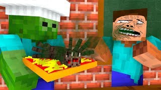 Monster School Cooking  Minecraft Animation [upl. by Meador544]