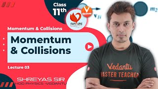 L3 Momentum and Collisions  Restitution amp Oblique collision 🔥 Class 11 Physics JEE 2023  Vedantu✌ [upl. by Mace33]