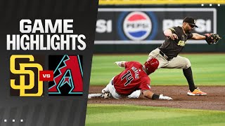 Padres vs Dbacks Game Highlights 92824  MLB Highlights [upl. by Noma]