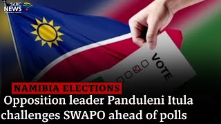 Namibia Elections  Opposition leader Panduleni Itula challenges SWAPO ahead of polls [upl. by Anatsirhc]