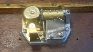 20 NEW ROMANCE REUGE 18 NOTE MUSIC BOX MOVEMENTS quotAIDA TRIUMPHANT MARCHquot [upl. by Anitsirt]