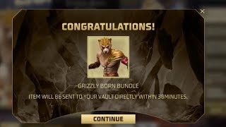 LIGHT VS DARK Event GRIZZLY BORN BUNDLE freefire Ug ibrahim [upl. by Russom983]