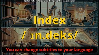 Index meaning with 5 examples [upl. by Rosmunda]