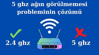 5 ghz wifi ağının görülmemesi probleminin çözümü trending keşfet 5ghz trend [upl. by Eliades]