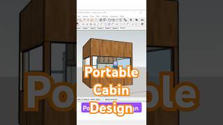 Portable Cabin Design 1 trending art furnituredesign tutorial cabin song [upl. by Hosbein]