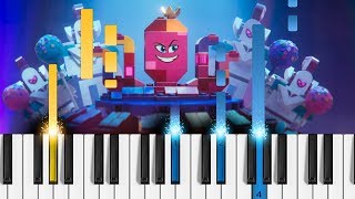 Not Evil  The Lego Movie 2 The Second Part  Piano Tutorial  Piano Cover [upl. by Elleuqar]