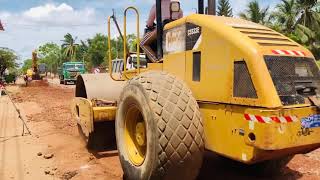 Modern Construction Machines Performing in the Road Subgrade Excavation and Subgrade Preparation [upl. by Enoch]