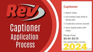 Rev Captioner Job Application Process 2024 Helpful Tips on How to Pass the Test [upl. by Parris]