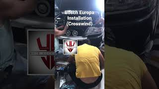 Bosch Europa Installation Isuzu Crosswind boscheuropa [upl. by Auguste]