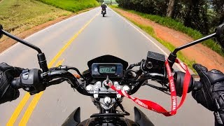 yamaha factor 125cc 2019 primeira viagem velocidade e força [upl. by Lemahs]