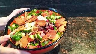 Fattoush Salad Healthy Salad recipe [upl. by Selrac656]