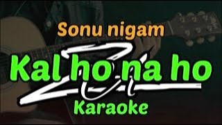 Kal ho na ho karaoke Bollywood Sonu nigamkaraokebollywood [upl. by Nrevel]