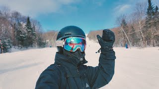 snowboarding with friends at MontTremblant pt 1 [upl. by Anahtor]