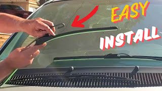 How To Install Windshield Wiper Blades  Replacement Wipers [upl. by Anattar738]