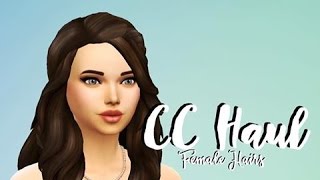 The Sims 4  MAXIS MATCH CC FINDS  Female Hairs [upl. by Branca212]